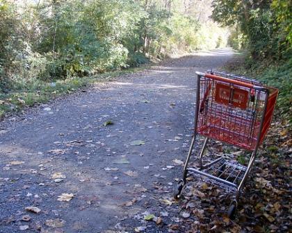 Abandoned shopping cart