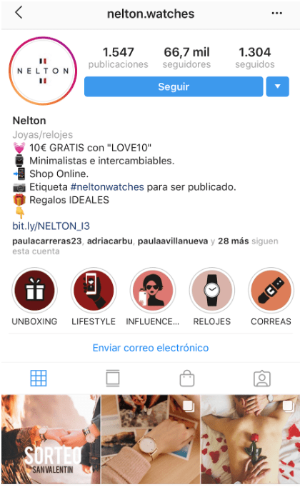 Perfil Instagram Empresa