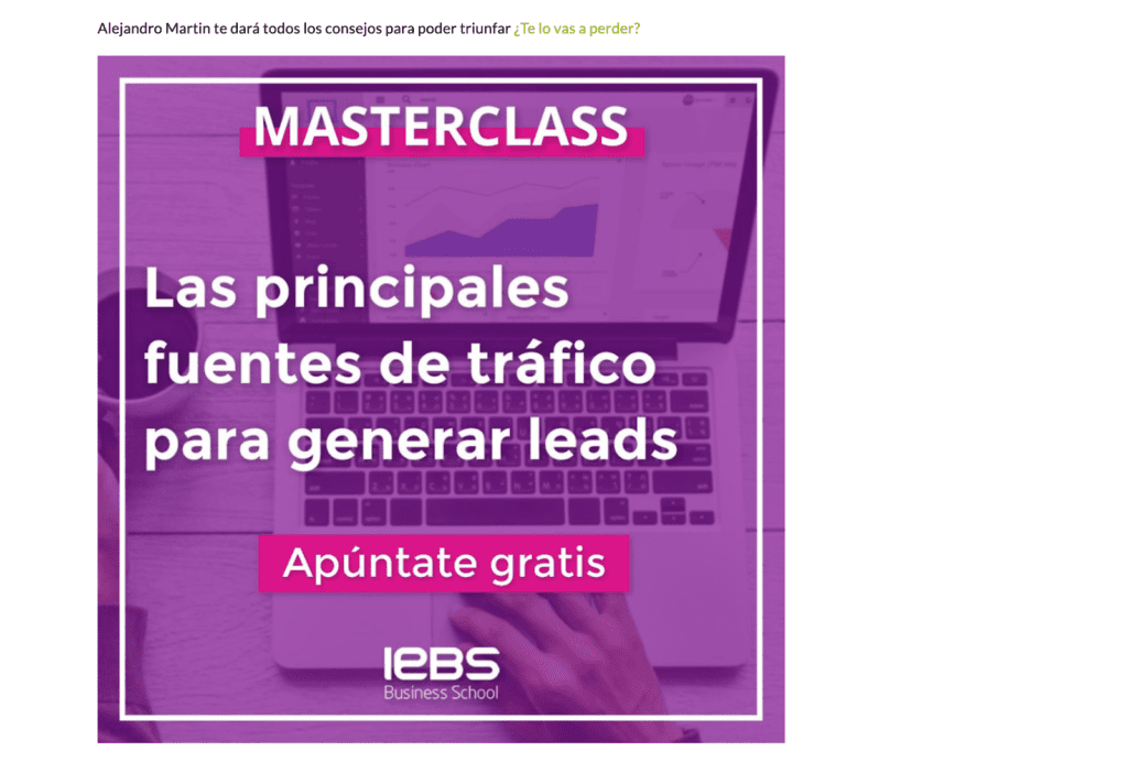 webinar para estrategia de marketing de contenidos